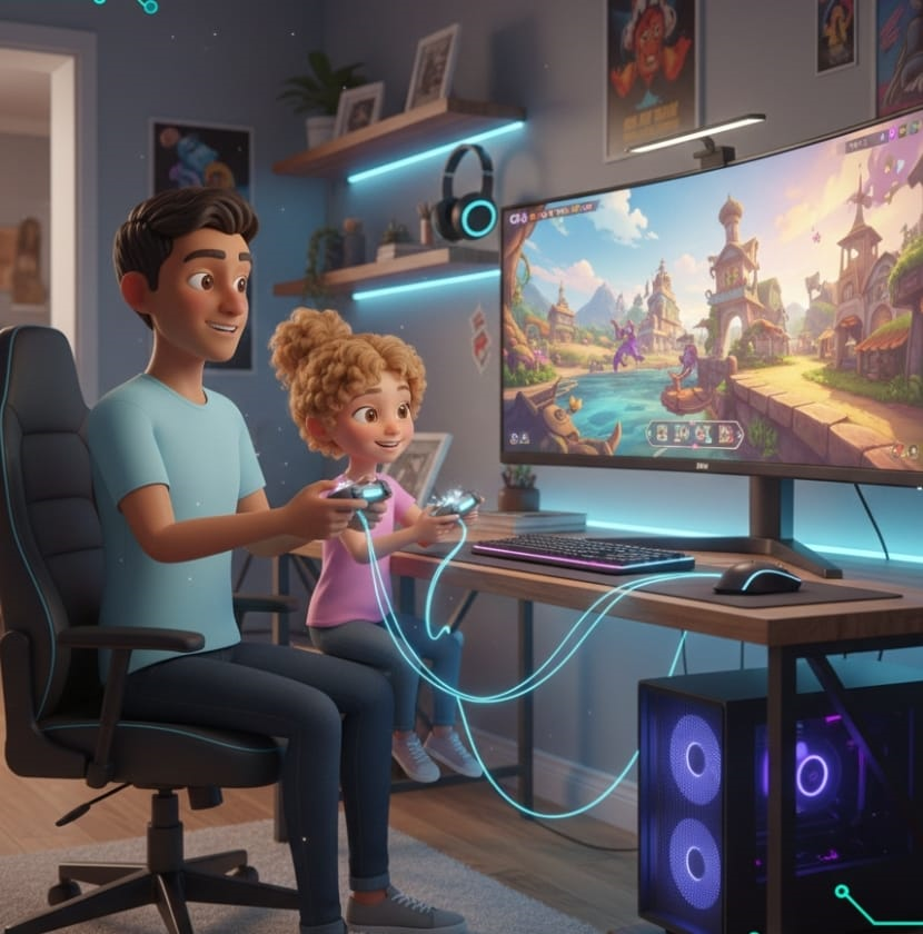 Ícone Teclando - Computadores